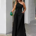 Women's Clothes Jumpsuit Solid Color